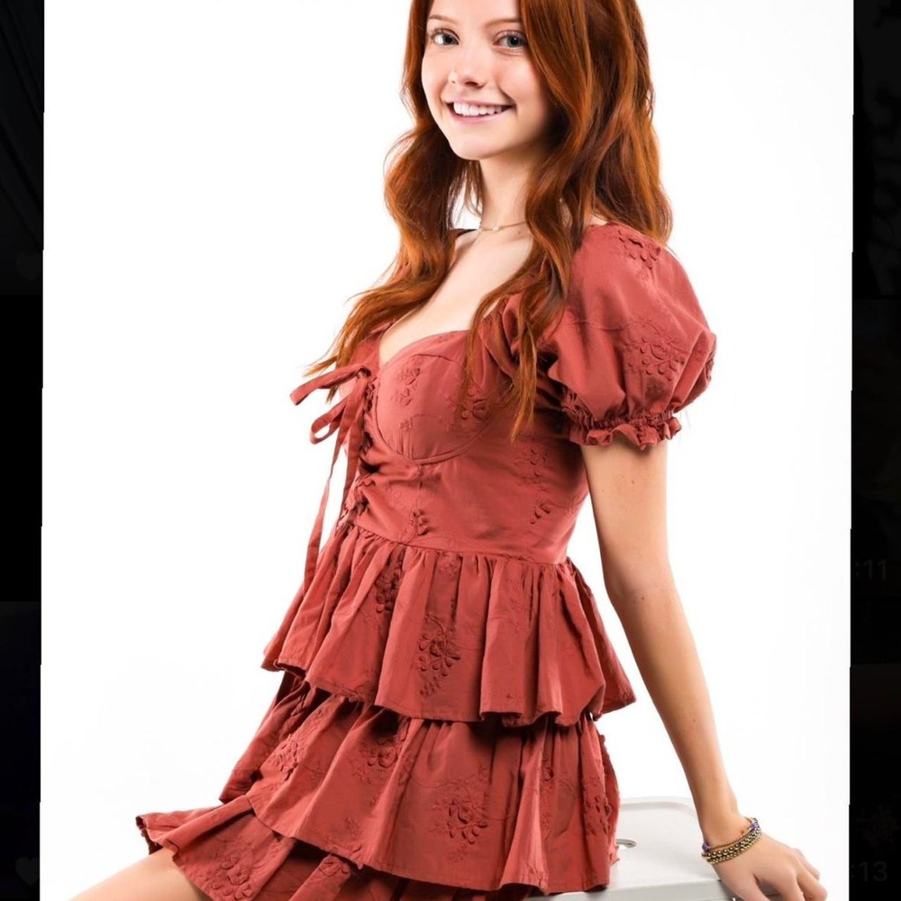 Altar’d State Tiered Mini Dress